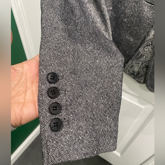 Talbots Grey Blazer Size 10 Petite - Picture 9 of 9